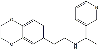  [2-(2,3-dihydro-1,4-benzodioxin-6-yl)ethyl][1-(pyridin-3-yl)ethyl]amine