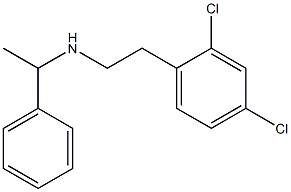[2-(2,4-dichlorophenyl)ethyl](1-phenylethyl)amine Structure