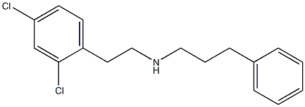 [2-(2,4-dichlorophenyl)ethyl](3-phenylpropyl)amine Structure
