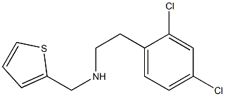 [2-(2,4-dichlorophenyl)ethyl](thiophen-2-ylmethyl)amine Structure