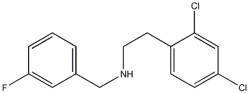 [2-(2,4-dichlorophenyl)ethyl][(3-fluorophenyl)methyl]amine Structure
