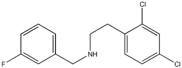 [2-(2,4-dichlorophenyl)ethyl][(3-fluorophenyl)methyl]amine 化学構造式