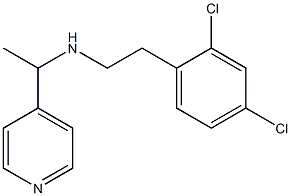 [2-(2,4-dichlorophenyl)ethyl][1-(pyridin-4-yl)ethyl]amine 化学構造式