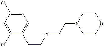 [2-(2,4-dichlorophenyl)ethyl][2-(morpholin-4-yl)ethyl]amine Struktur