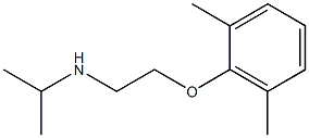 [2-(2,6-dimethylphenoxy)ethyl](propan-2-yl)amine,,结构式