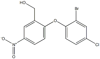 [2-(2-bromo-4-chlorophenoxy)-5-nitrophenyl]methanol
