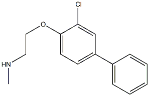 [2-(2-chloro-4-phenylphenoxy)ethyl](methyl)amine,,结构式