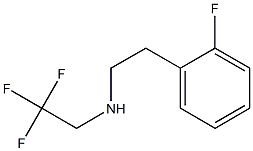 [2-(2-fluorophenyl)ethyl](2,2,2-trifluoroethyl)amine Structure