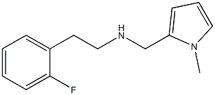 [2-(2-fluorophenyl)ethyl][(1-methyl-1H-pyrrol-2-yl)methyl]amine Structure