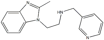 [2-(2-methyl-1H-1,3-benzodiazol-1-yl)ethyl](pyridin-3-ylmethyl)amine Structure