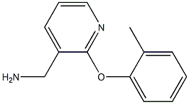 [2-(2-methylphenoxy)pyridin-3-yl]methylamine Structure