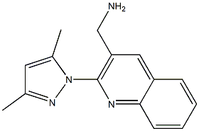 [2-(3,5-dimethyl-1H-pyrazol-1-yl)quinolin-3-yl]methanamine