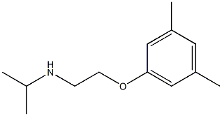 [2-(3,5-dimethylphenoxy)ethyl](propan-2-yl)amine Structure