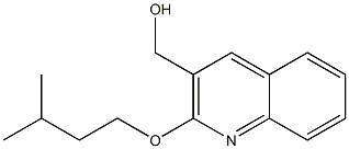 [2-(3-methylbutoxy)quinolin-3-yl]methanol 结构式