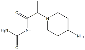 [2-(4-aminopiperidin-1-yl)propanoyl]urea