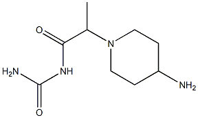 [2-(4-aminopiperidin-1-yl)propanoyl]urea|