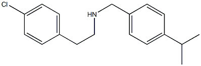 [2-(4-chlorophenyl)ethyl]({[4-(propan-2-yl)phenyl]methyl})amine