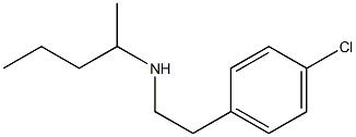 [2-(4-chlorophenyl)ethyl](pentan-2-yl)amine Structure