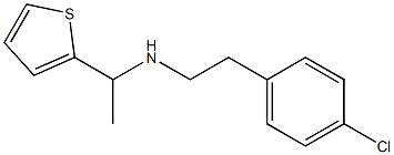 [2-(4-chlorophenyl)ethyl][1-(thiophen-2-yl)ethyl]amine|