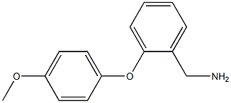 [2-(4-methoxyphenoxy)phenyl]methanamine Structure