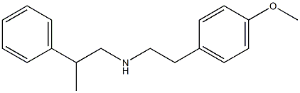 [2-(4-methoxyphenyl)ethyl](2-phenylpropyl)amine,,结构式
