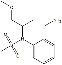 [2-(aminomethyl)phenyl]-N-(1-methoxypropan-2-yl)methanesulfonamide