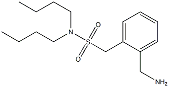 [2-(aminomethyl)phenyl]-N,N-dibutylmethanesulfonamide Structure