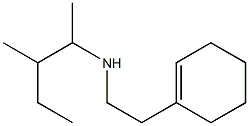 [2-(cyclohex-1-en-1-yl)ethyl](3-methylpentan-2-yl)amine 化学構造式