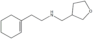 [2-(cyclohex-1-en-1-yl)ethyl](oxolan-3-ylmethyl)amine 化学構造式
