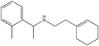 [2-(cyclohex-1-en-1-yl)ethyl][1-(2-methylphenyl)ethyl]amine Structure