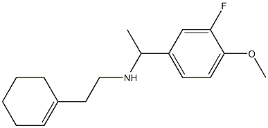 [2-(cyclohex-1-en-1-yl)ethyl][1-(3-fluoro-4-methoxyphenyl)ethyl]amine