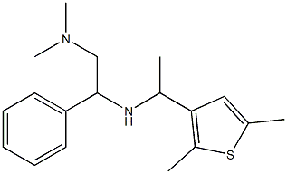 [2-(dimethylamino)-1-phenylethyl][1-(2,5-dimethylthiophen-3-yl)ethyl]amine