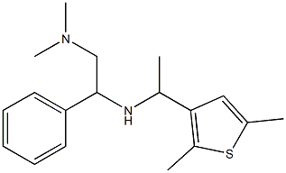  [2-(dimethylamino)-1-phenylethyl][1-(2,5-dimethylthiophen-3-yl)ethyl]amine