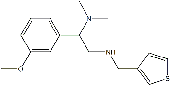 [2-(dimethylamino)-2-(3-methoxyphenyl)ethyl](thiophen-3-ylmethyl)amine|