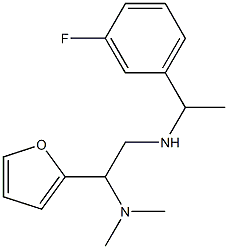 [2-(dimethylamino)-2-(furan-2-yl)ethyl][1-(3-fluorophenyl)ethyl]amine