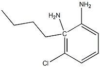 1-N-butyl-6-chlorobenzene-1,2-diamine,,结构式