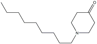 1-nonylpiperidin-4-one 化学構造式