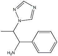 1-phenyl-2-(1H-1,2,4-triazol-1-yl)propan-1-amine Struktur