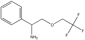 1-phenyl-2-(2,2,2-trifluoroethoxy)ethanamine Struktur