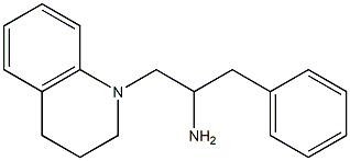 1-phenyl-3-(1,2,3,4-tetrahydroquinolin-1-yl)propan-2-amine 化学構造式