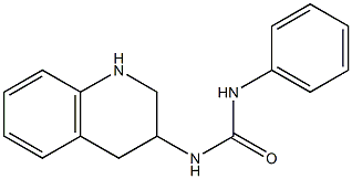  1-phenyl-3-1,2,3,4-tetrahydroquinolin-3-ylurea