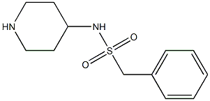 1-phenyl-N-piperidin-4-ylmethanesulfonamide Struktur