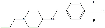 1-propyl-N-{[4-(trifluoromethyl)phenyl]methyl}piperidin-4-amine