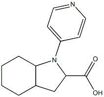 1-pyridin-4-yloctahydro-1H-indole-2-carboxylic acid Structure