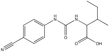 2-({[(4-cyanophenyl)amino]carbonyl}amino)-3-methylpentanoic acid