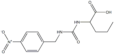 2-({[(4-nitrophenyl)methyl]carbamoyl}amino)pentanoic acid Structure