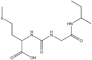 2-({[(butan-2-ylcarbamoyl)methyl]carbamoyl}amino)-4-(methylsulfanyl)butanoic acid