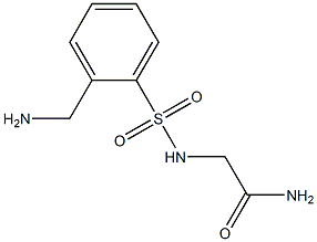 2-({[2-(aminomethyl)phenyl]sulfonyl}amino)acetamide