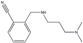 2-({[3-(dimethylamino)propyl]amino}methyl)benzonitrile 化学構造式