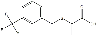 2-({[3-(trifluoromethyl)phenyl]methyl}sulfanyl)propanoic acid